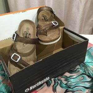 New in Box PRIYA Cork Slip-on Sandals